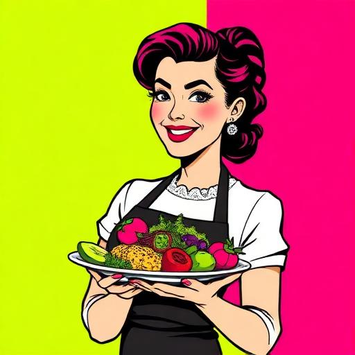 Illustration Food à Centre